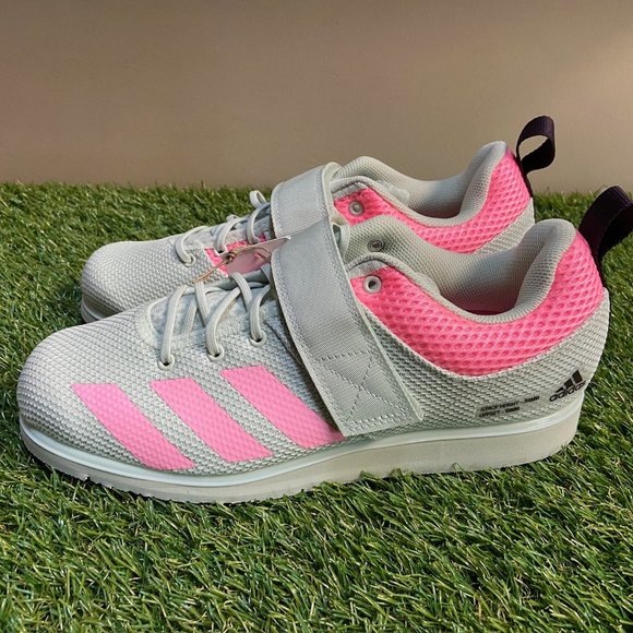 Adidas Adipower Powerlift 5 Weightlifting Linen Green GY8920 Men 8.5 Wmn 9.5 NEW - Picture 2 of 8